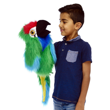 The Puppet Company Large Birds Military Macaw Hand Puppet, 18 Inches
