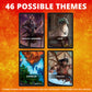 Magic The Gathering Jumpstart 2020 Booster Box - 24 Packs, 20 Cards/Pack, Cardboard, Colorful Land Cards, Model C75150000