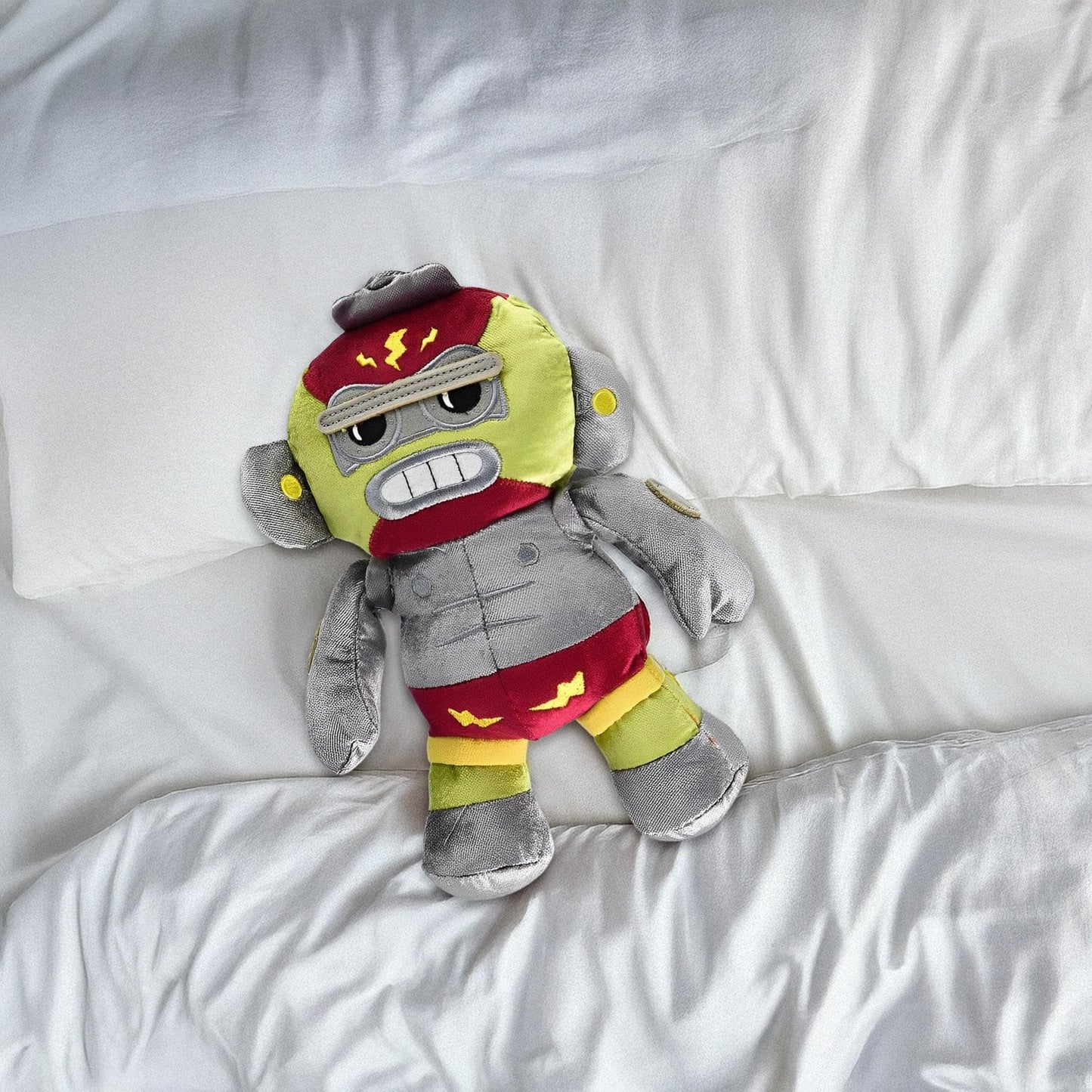 Whimwham Monkey Robot Lucha Libre 8-Inch Plush