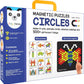 Play Panda Magnetic Puzzles : Circles - Includes 400 Magnets, 200 Puzzles, Magnetic Board, Display Stand - for Boys and Girls