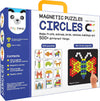 Play Panda Magnetic Puzzles : Circles - Includes 400 Magnets, 200 Puzzles, Magnetic Board, Display Stand - for Boys and Girls