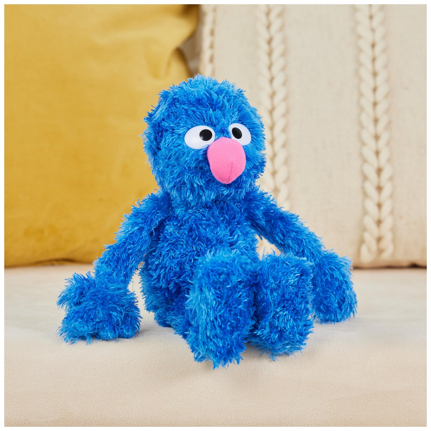 GUND Grover Muppet Plush Toy, 14.5, Premium Blue Plush for Ages 1+, Model 6047453, High Quality Materials