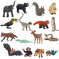16Pcs Forest Animals Baby Figures, Woodland Creatures Baby Toy Figurines, Miniature Toys Cake Toppers Cupcake Toppers Birthday G