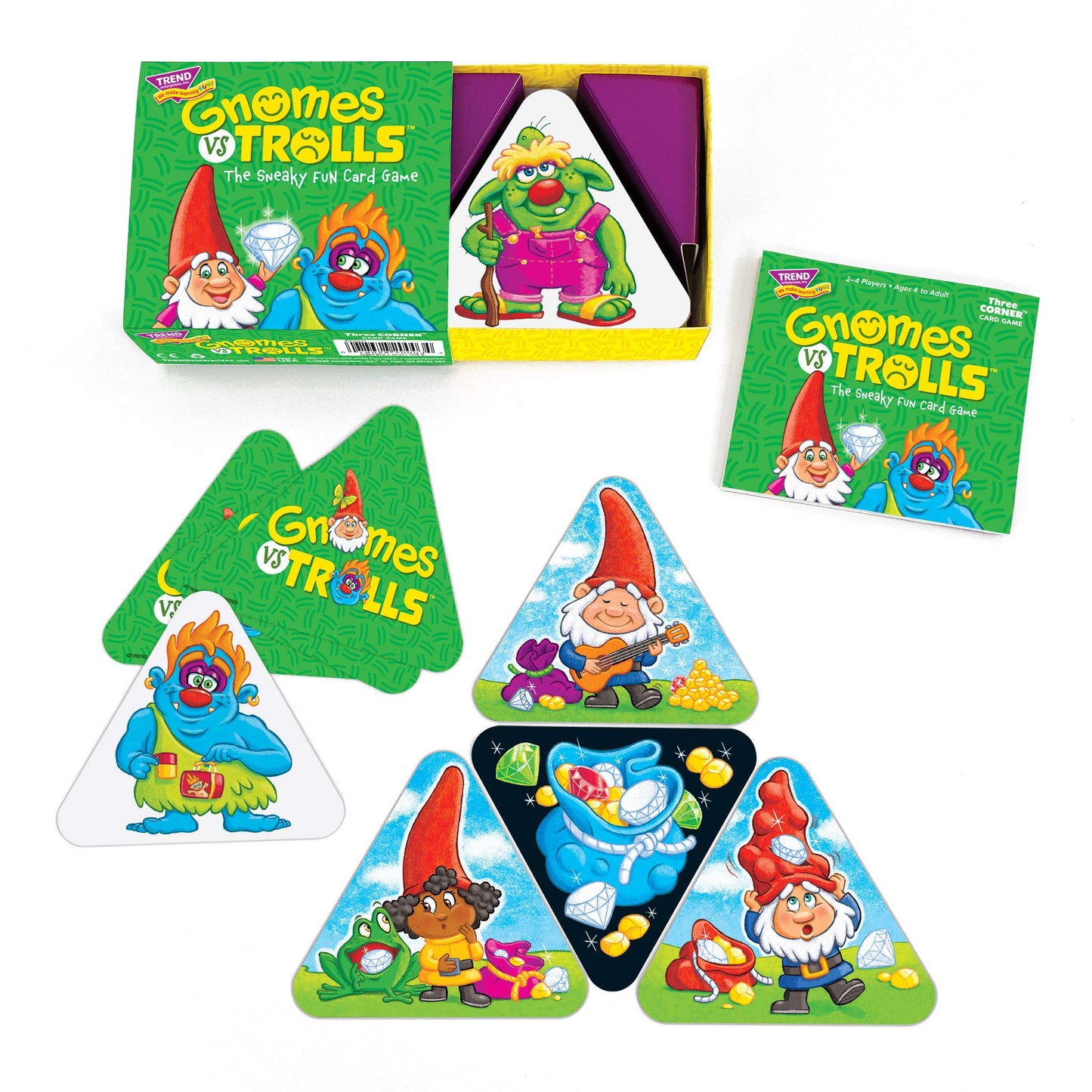 Gnomes Vs Trolls Three Corner Card