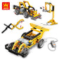 Wange Popular Science Toys Children Assembled Small Particle Power Machinery Children 6-12 Years Old Electric Teaching Building Blocks
