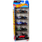 Hot Wheels / matchbox 5-cars Pack Assorted (Nissan, F1, Fast & Furious, Nightburnerz, Motor Show, & More)