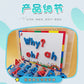 Children's educational toys series magnetic English upper and lower case letters magnetic spelling words children's English early teaching aids