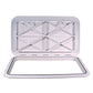 Beckson 14 x 24 Flush Hatch White - ASA Material - Acrylonitrile Styrene Acrylate