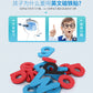 Children's educational toys series magnetic English upper and lower case letters magnetic spelling words children's English early teaching aids