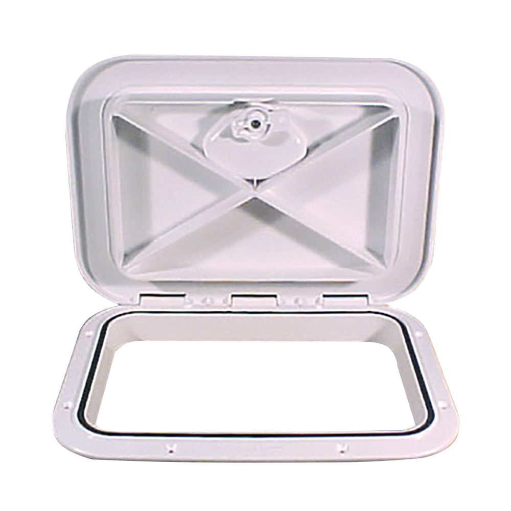Beckson 11 x 15 Flush Hatch White - ASA Material - Acrylonitrile Styrene Acrylate