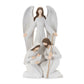 Holy Family w/Angel 16H Resin