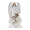 Holy Family w/Angel 16H Resin