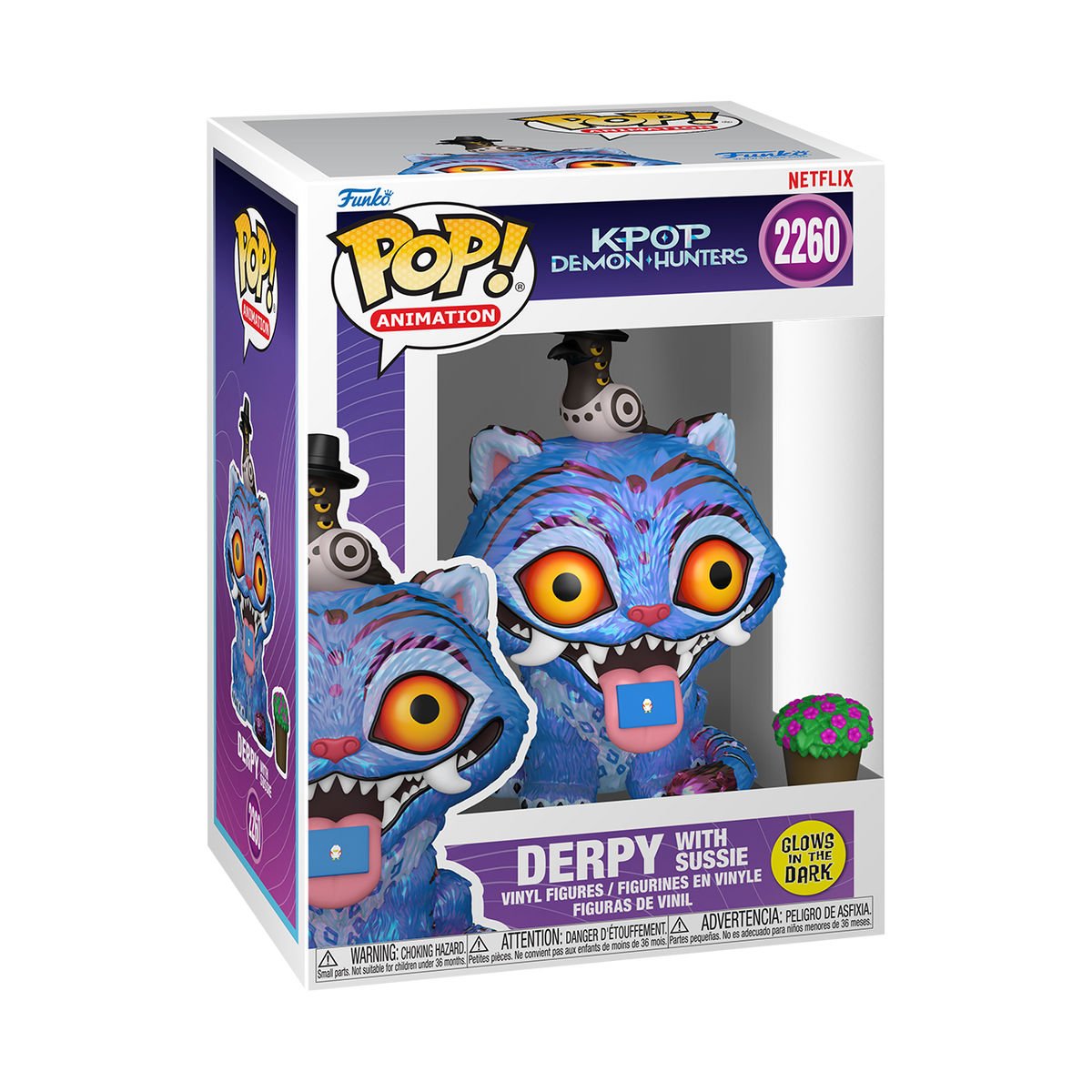 KPop Demon Hunters Derpy with Sussie Glow-in-the-Dark Funko Pop! Vinyl Figure #2260