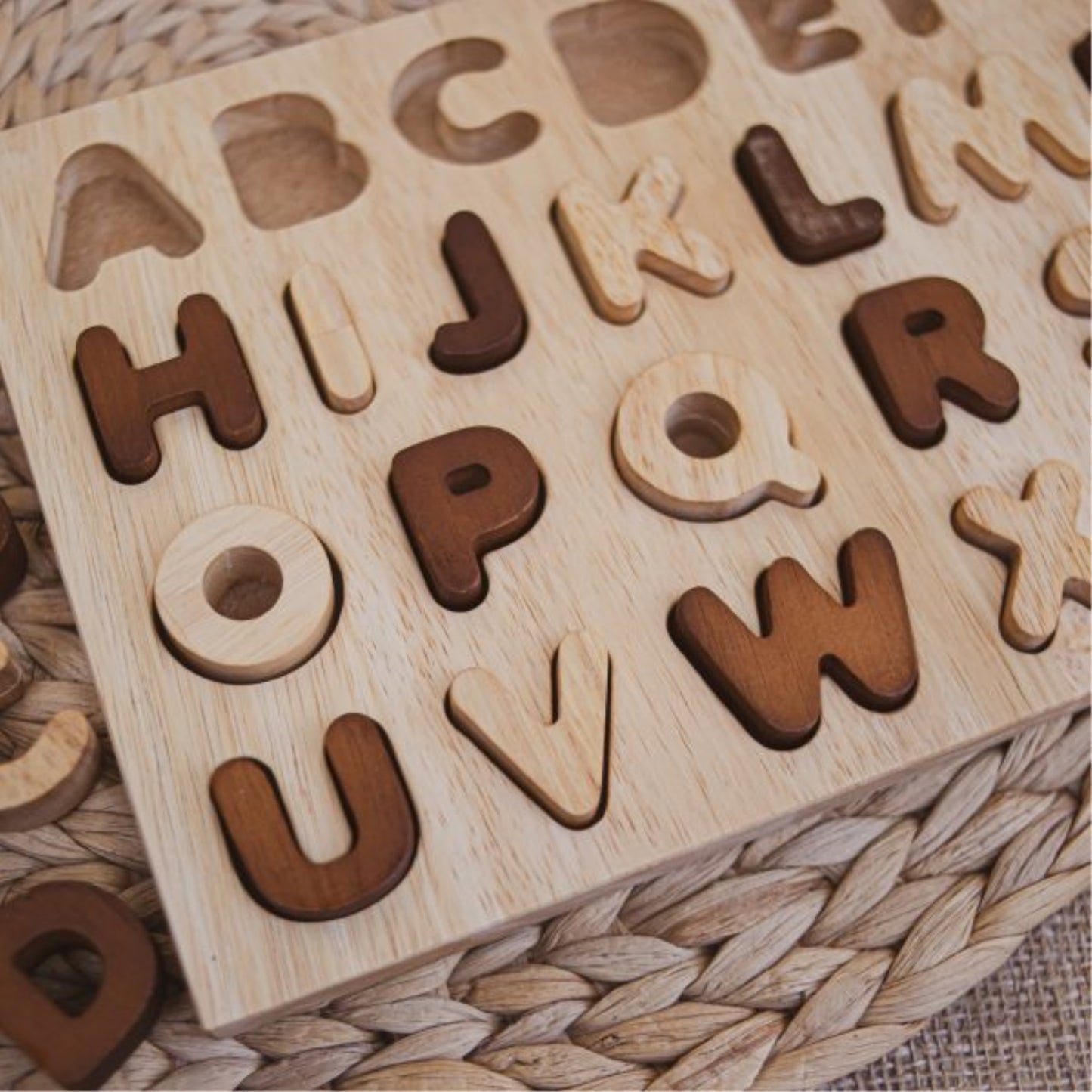 Qtoys Australia Natural Capital Letter Puzzle