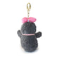 4-inch Fritter Penguin white Black Bow and Heart Charm