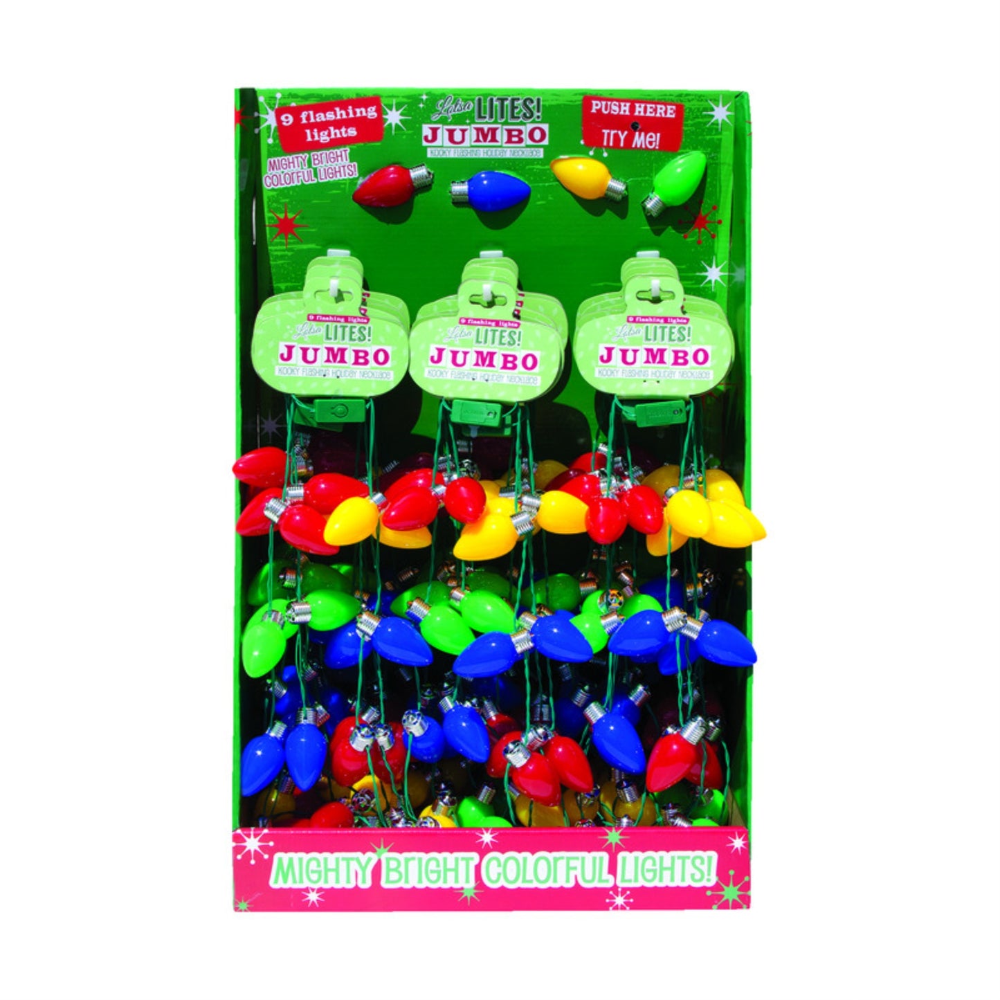 Necklace Cmas Bulbs Asst (Pack Of 24)