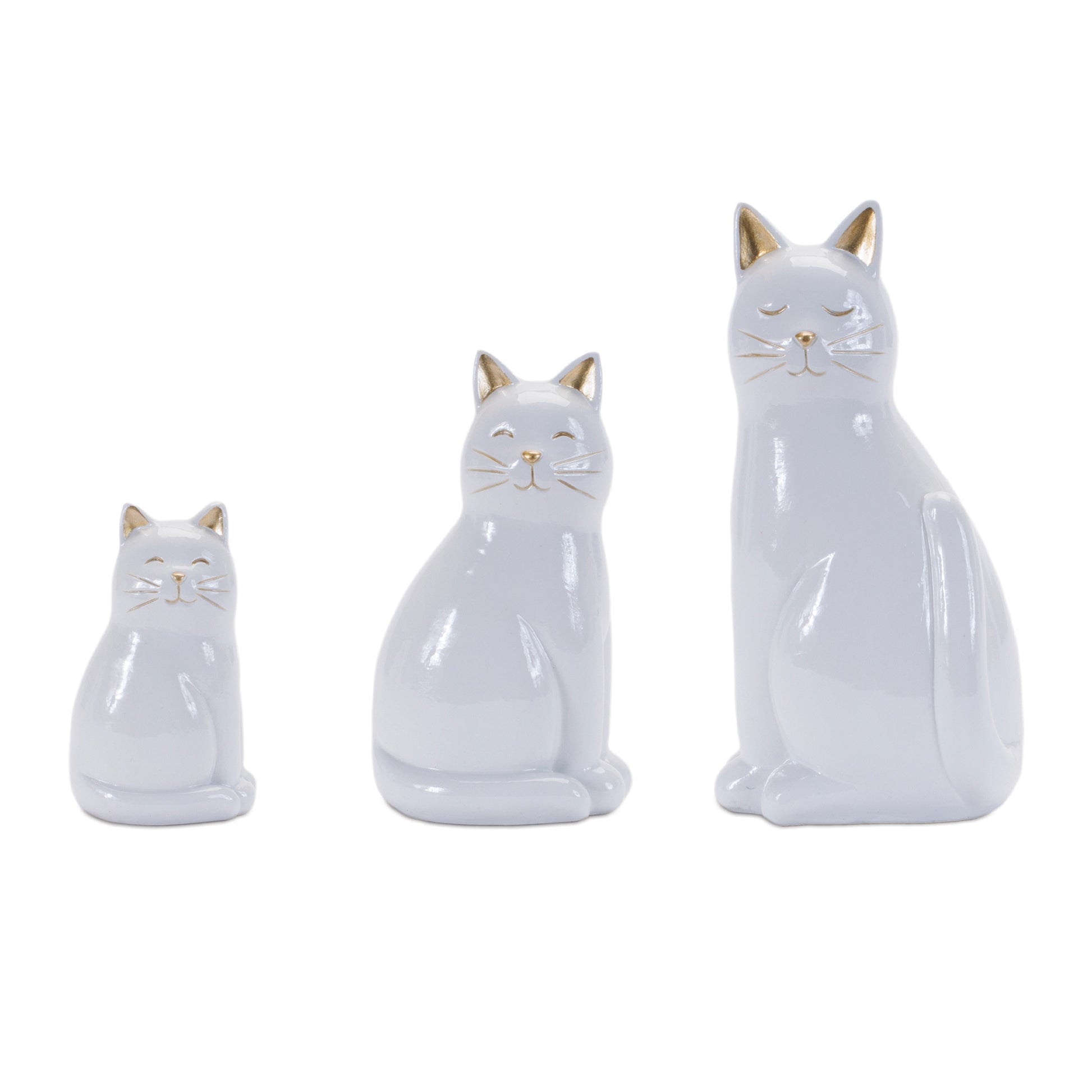 Cat (Set of 6) 3H, 4.5H, 6H Resin