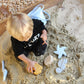 Silicone Sand bucket with toys and shovel