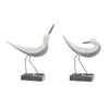 Bird (Set of 2) 8.5H, 10H Resin