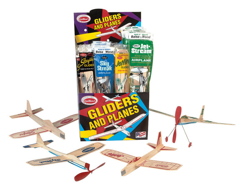 TOY AIRPLANE BALSA AST (Pack of 1)