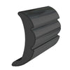 TACO Rigid Vinyl Flex-Core Rub Rail 2 x 7/8 - Black 60'