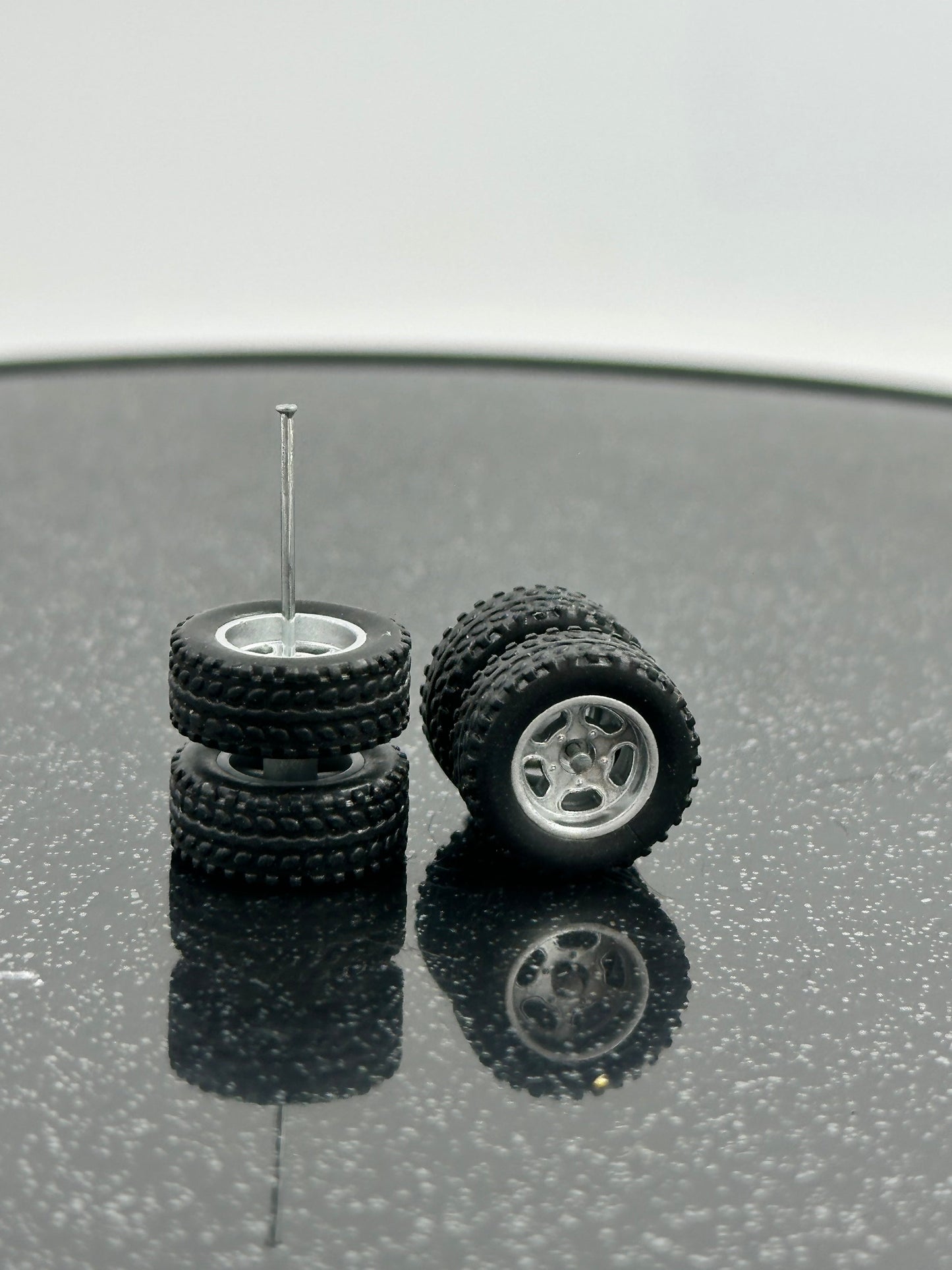 Rubber Wheels for Diecast Scale 1/64
