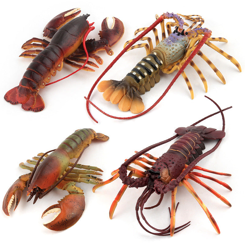 Cross-border toy marine life simulation lobster marine animal model submarine toy doll decoration plastic