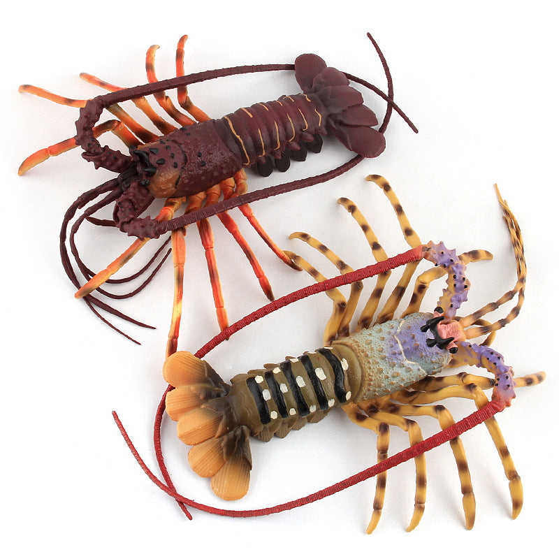 Cross-border toy marine life simulation lobster marine animal model submarine toy doll decoration plastic