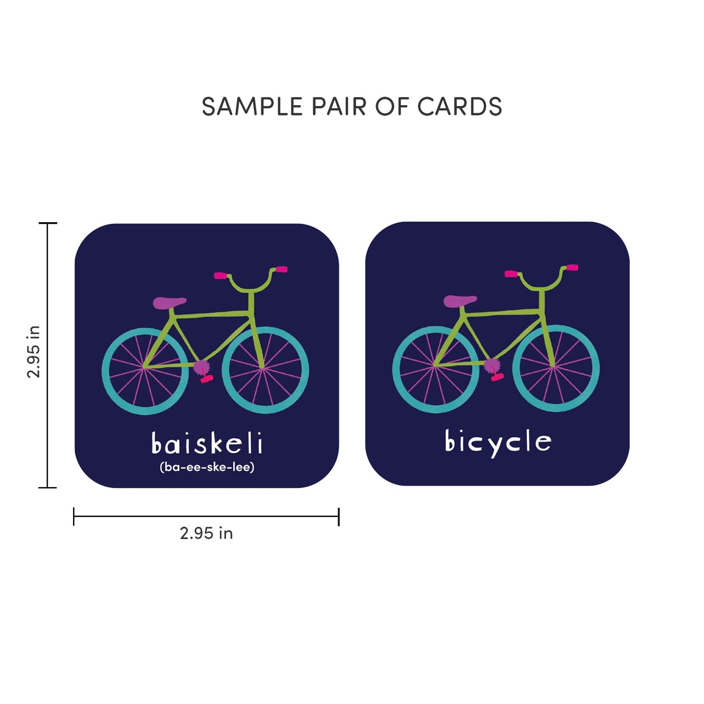 Minilingo, Swahili/English Flashcards