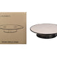 Rotary Display Turntable Stand Medium 10 Inches With Silver Top For 1/64, 1/43, 1/32, 1/24, 1/18 Scale Models By Autoart