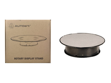 Rotary Display Turn Table 8 Inches With Silver Top 1/43, 1/64, 1/32, 1/24 By Autoart