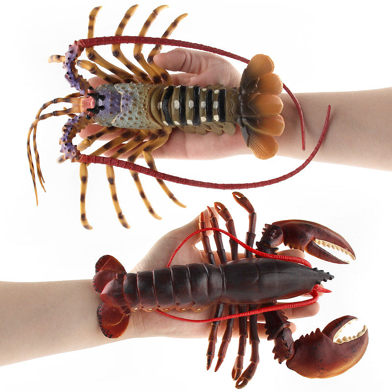 Cross-border toy marine life simulation lobster marine animal model submarine toy doll decoration plastic
