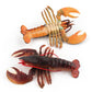 Cross-border toy marine life simulation lobster marine animal model submarine toy doll decoration plastic