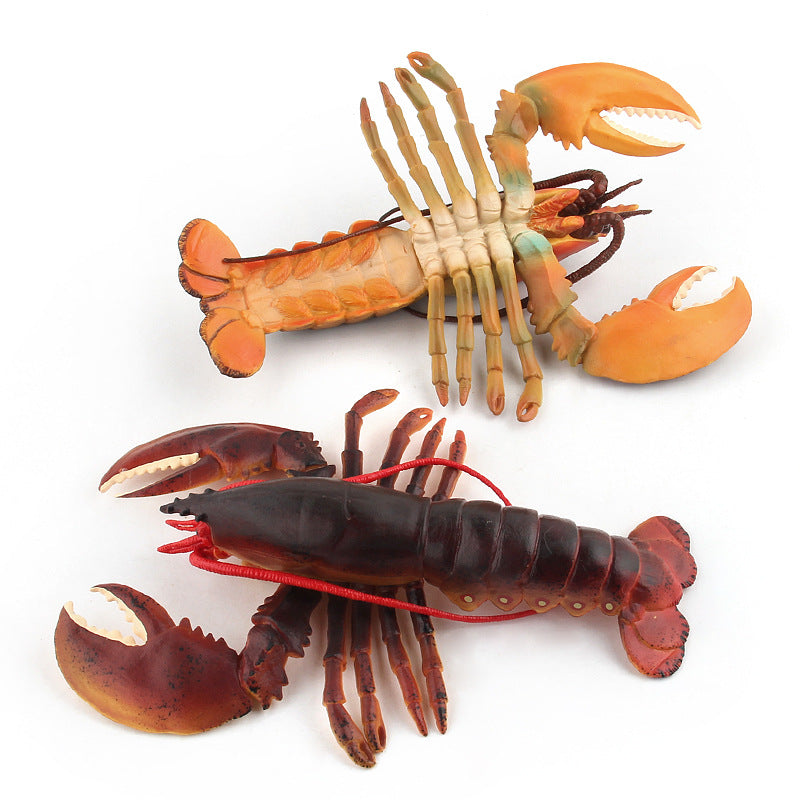 Cross-border toy marine life simulation lobster marine animal model submarine toy doll decoration plastic