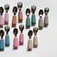 Silicone  and stainless steel spoon and fork set