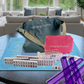 American Mahjong Set 166 Tiles - Mahjong Bundle - Blue & Tan Bag Midnight Mat