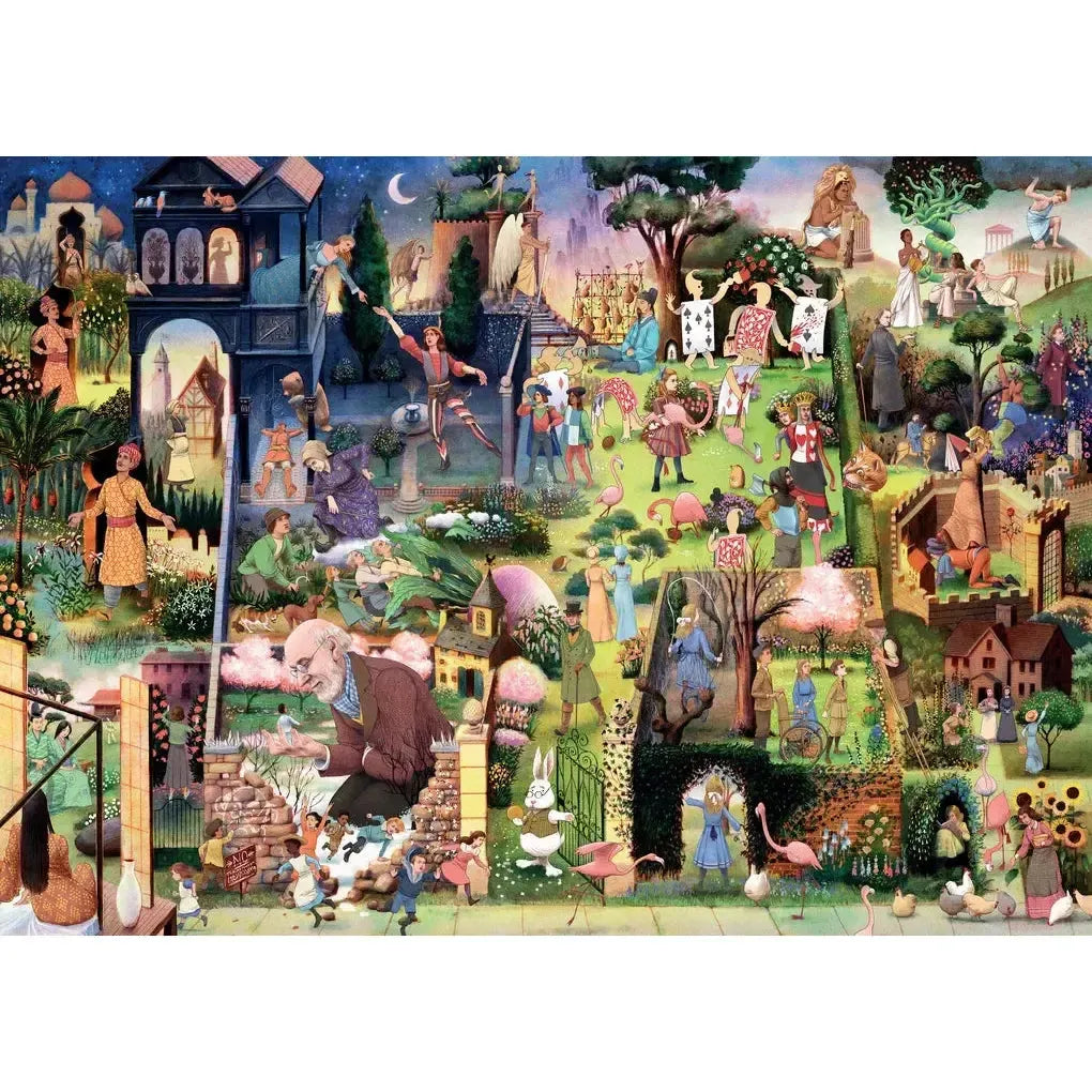A Book Lover's Garden 1000 Piece Jigsaw Puzzle Laurence King