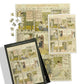 A Floral Fantasy By Walter Crane 500 Piece Premium Jigsaw Puzzle Art & Fable