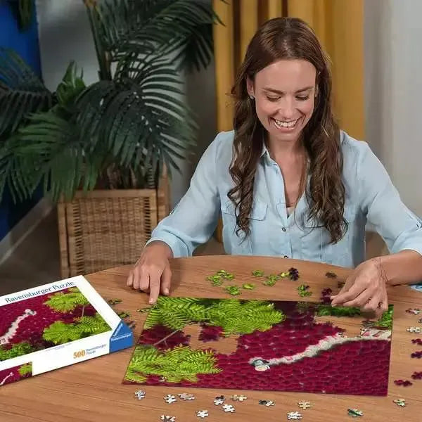 A Sea of Red 500 Piece Jigsaw Puzzle Ravensburger
