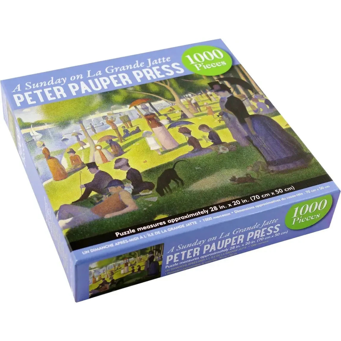 A Sunday On La Grande Jatte 1000 Piece Jigsaw Puzzle Peter Pauper