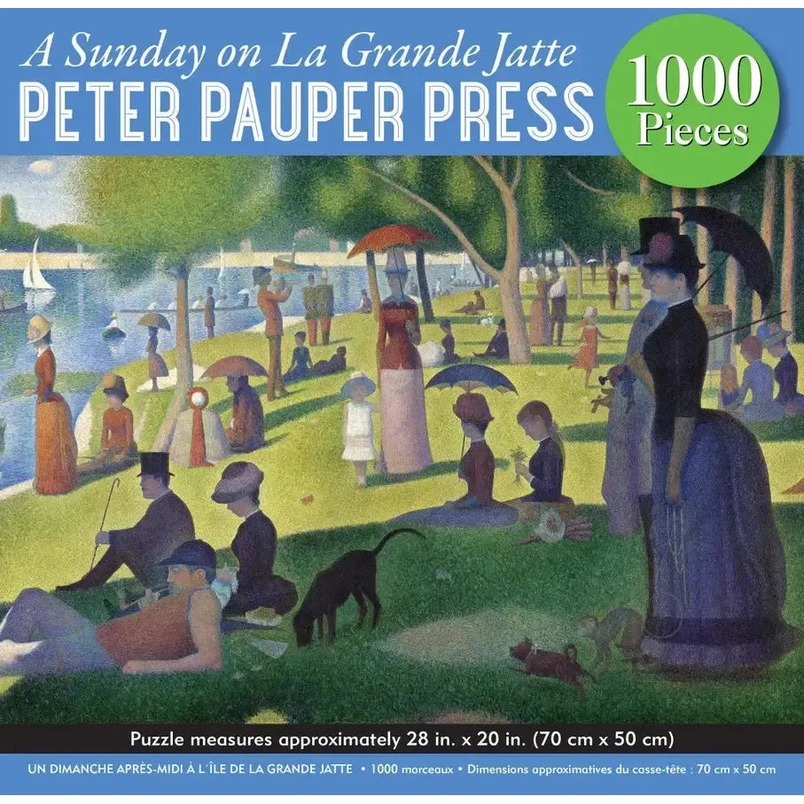 A Sunday On La Grande Jatte 1000 Piece Jigsaw Puzzle Peter Pauper