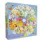 A Year in the Garden 500 Piece Round Jigsaw Puzzle Gibsons