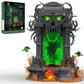 JMBricklayer 1144PCS Dark Portal LED Light Up Building Blocks Model Kit Gothic Skull Gate Fantasy Display for Adults Gamers Halloween Decor