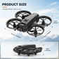 ZNLYRION  Mini Full Protective Drone YL3PK With 2.4 Inch Screen Remote Dual Camera Optical Flow Hover 2 Batteries Indoor RC Quadcopter