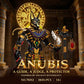 JMBricklayer 3845PCS Anubis Egyptian God LED Light Up Building Blocks Mech Model Kit Statue Display Mythology Collectible Home Decor Gift for Adults Fantasy History Halloween Christmas Birthday Ancient Afterlife Scale of Judg