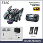 ZNLYRION S160 Foldable Brushless Drone with Screen Remote 360° Obstacle Avoidance EIS Dual Camera Optical Flow Positioning RGB LED Light RC Quadcopter