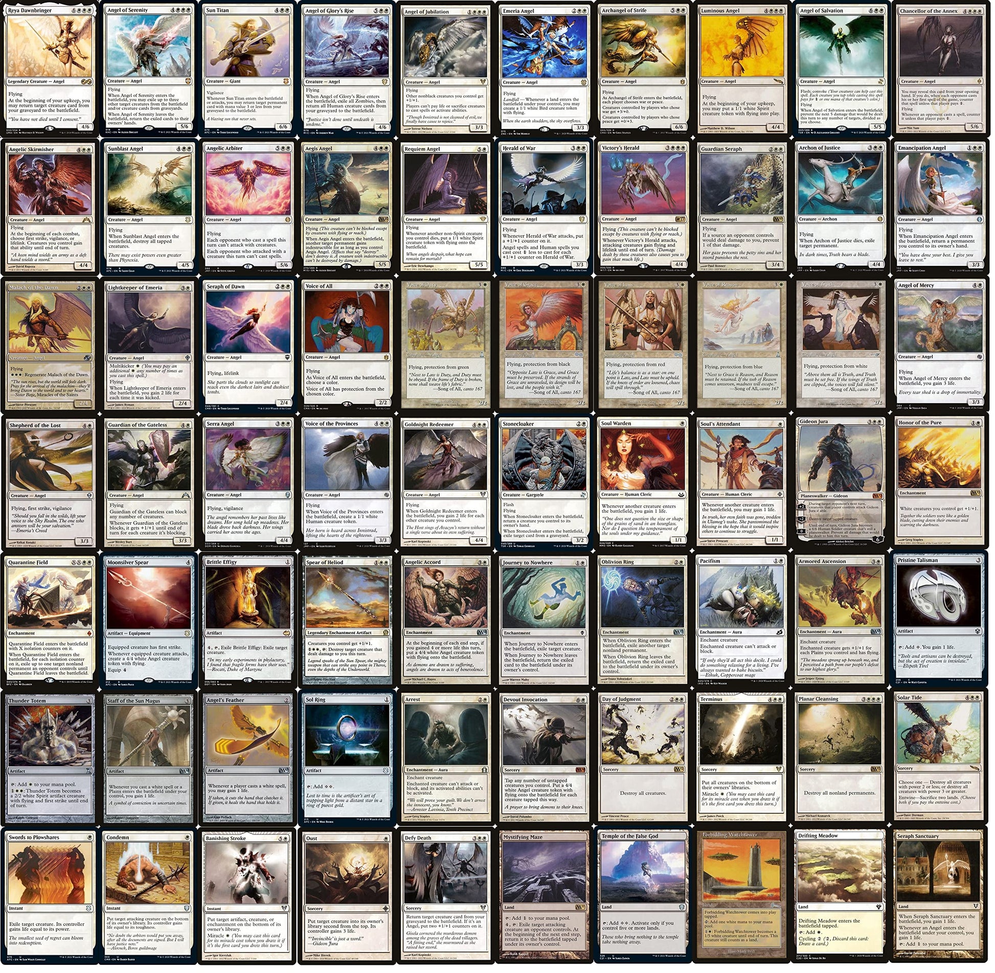 MTG Decks & More Angel Commander Deck - Custom Built Elite