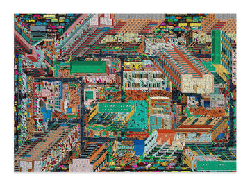 Cloudberries Metropolis, Mega Detailed 2000 Piece Jigsaw Puzzles for Adults with Cool 3D City Map and Architecture Theme