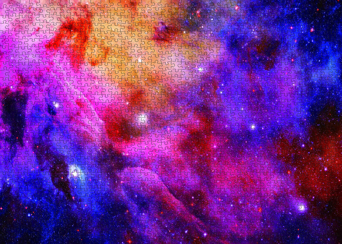 Henley Place Starry Galaxy Puzzle – Space Puzzle For Adults, Galaxy Invader 1000 Piece Stars And Nebula Illustration, Hard Puzzle For Family And Friends, 20X27 Inches