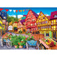 RoseArt - Kodak enhanced - Colorful European Town - 1000 Piece Jigsaw Puzzle for mature-themeds